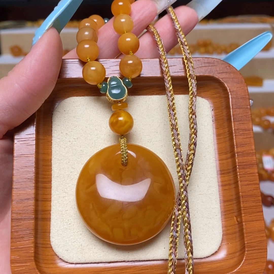 【闪购商品】未镶嵌颈饰蜜蜡项链