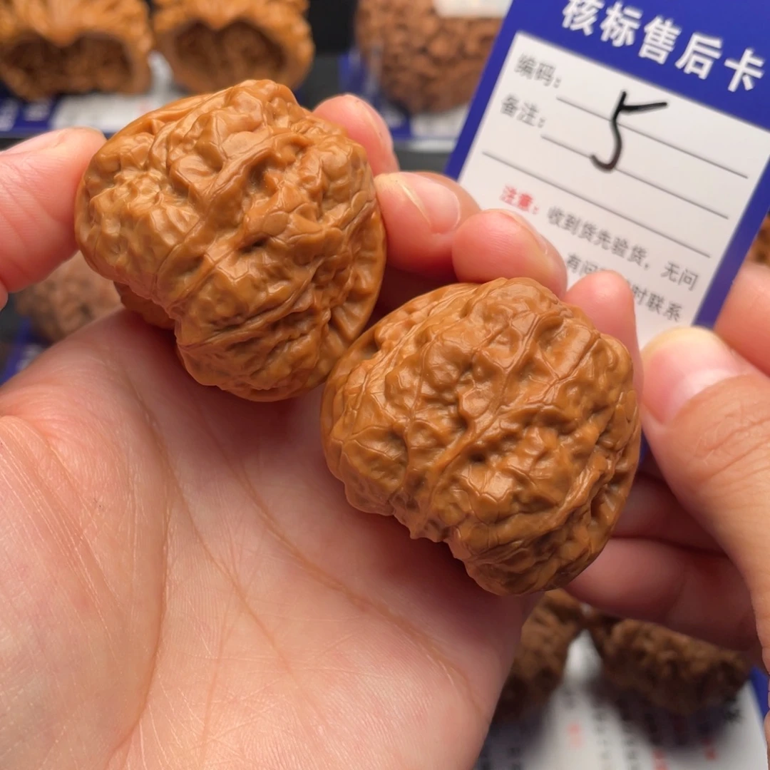 C***⁵文玩核桃把件三角肌肉蛤蟆42尺5号