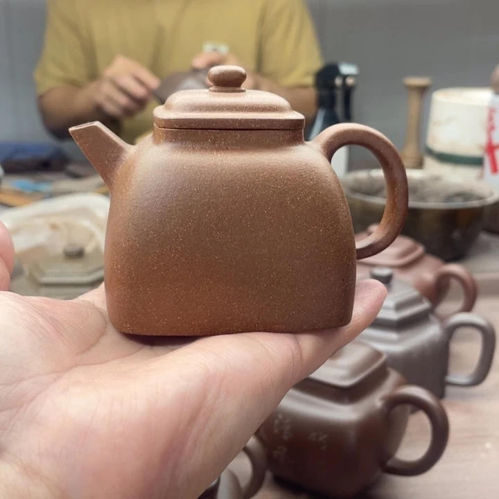 茶壶紫砂四方坦然，老段