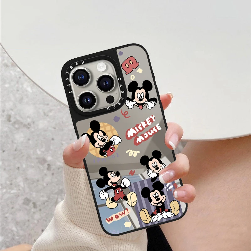 鬼脸米奇适用苹果16promax手机壳iphone17pro新款高级感苹果15pro