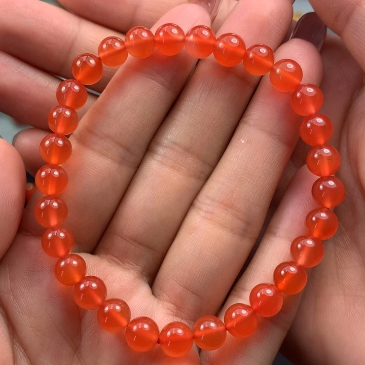 南红玛瑙手串未镶嵌