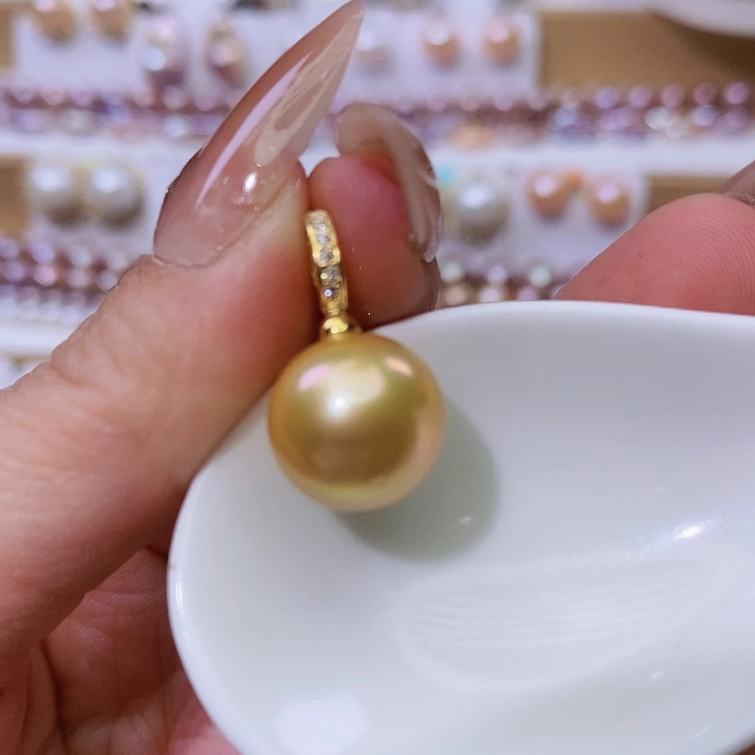 淡水珍珠颈饰银S925镶嵌J****0