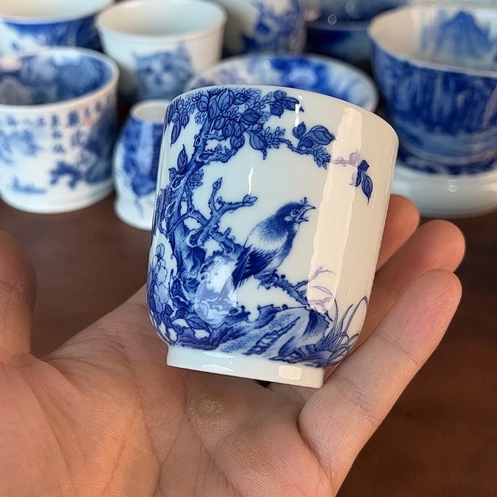 瓷片景德镇全手工手绘陶瓷