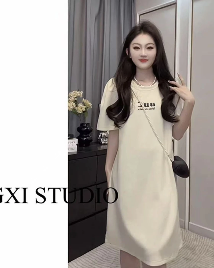 【MIS•FOFO买手店】NN1804新款时尚韩版连衣裙显瘦气质休闲宽松收腰