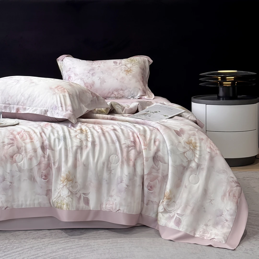 【糯糯家】 天丝夏凉被四件套 轻奢夏季凉感空调被床上用品可机洗