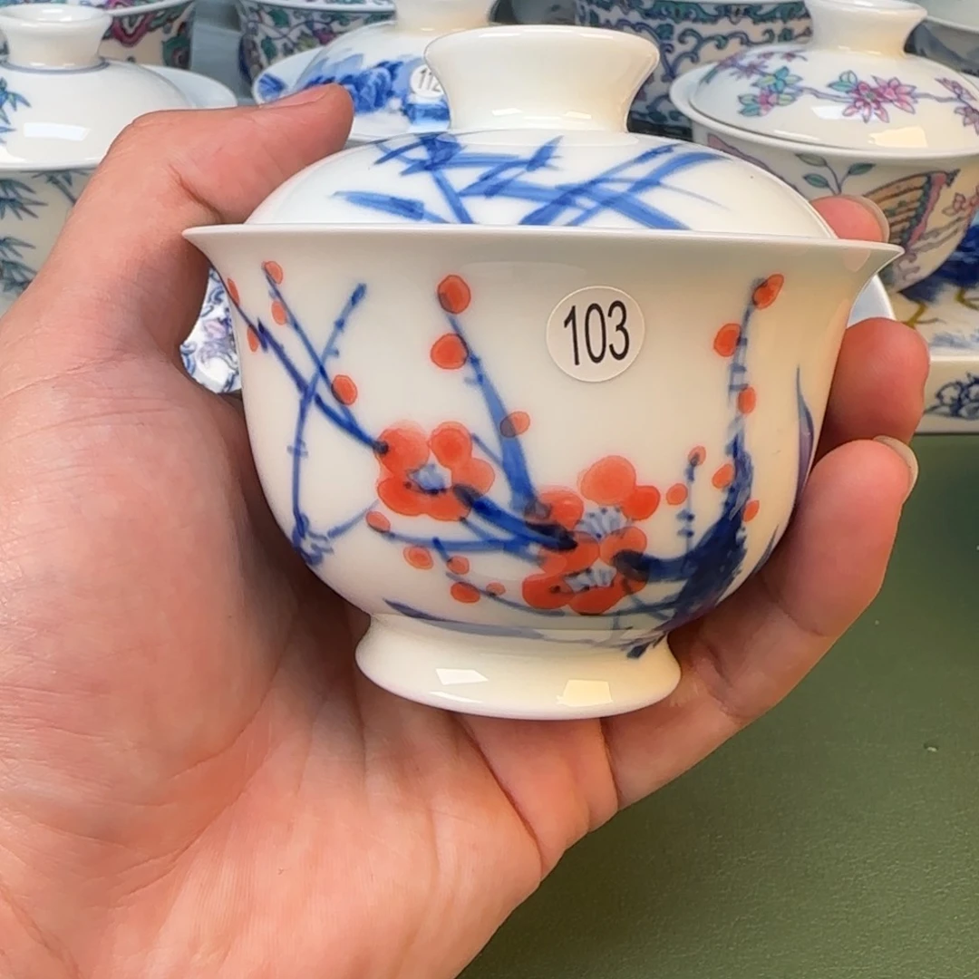 景德镇纯手工手绘茶具103