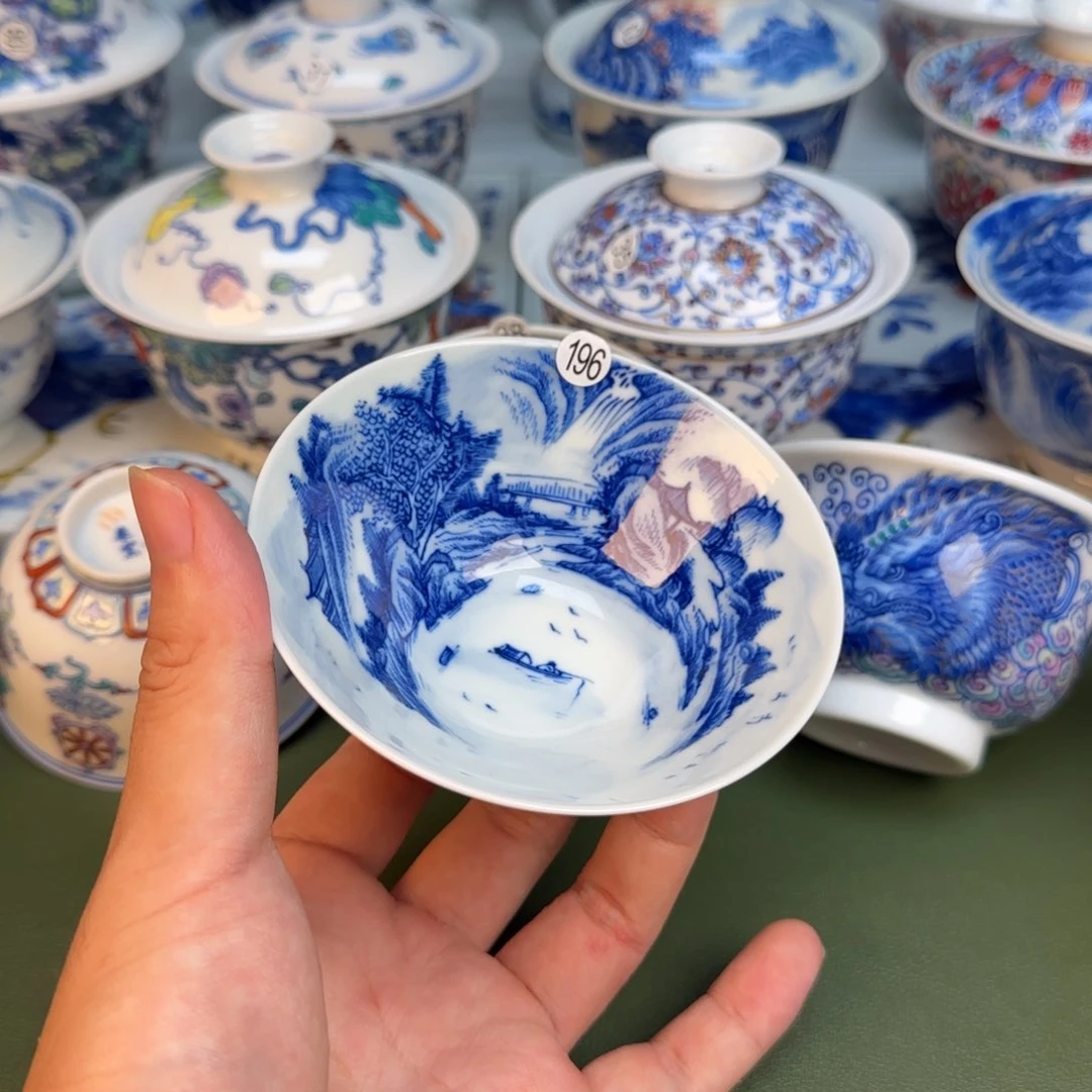 彦祖纯手工手绘茶具196