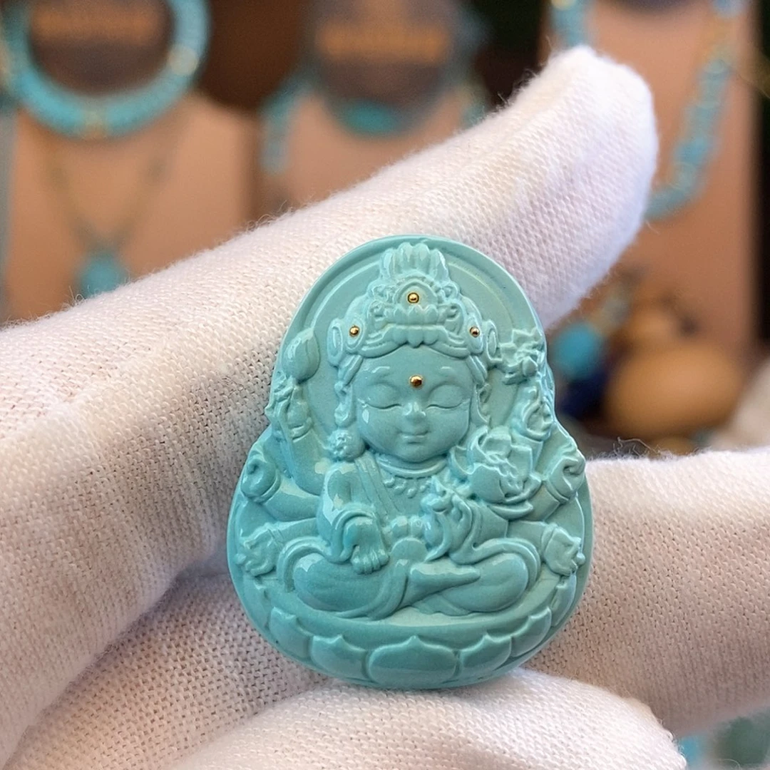 绿松石未镶嵌配饰