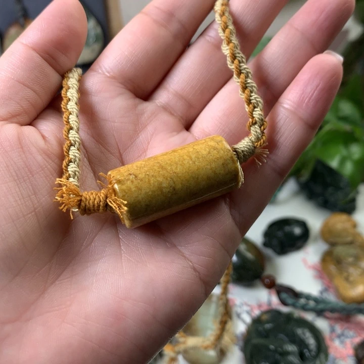 岫岩河磨玉（透闪石质玉）挂件未镶嵌