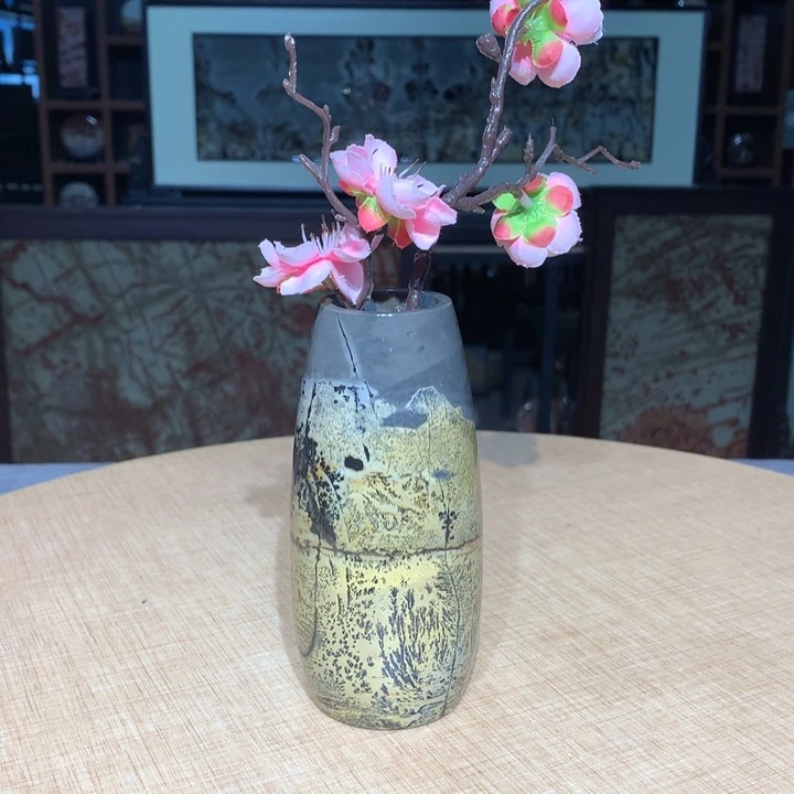 ，广西国画石摆件，收藏观赏