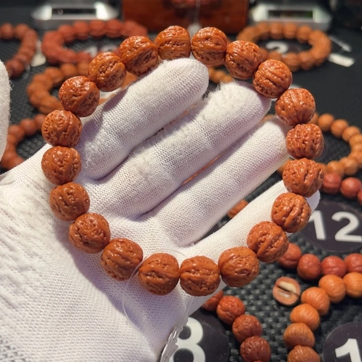 手串文玩核桃張核桃手串1.4尺寸全品