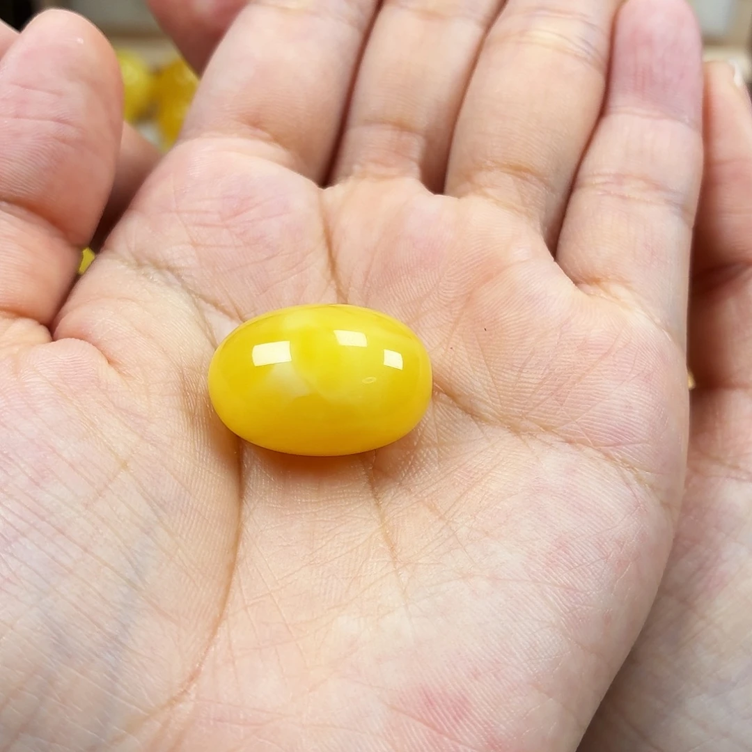 蜜蜡未镶嵌颈饰焦皮浓蜡妖花枣珠