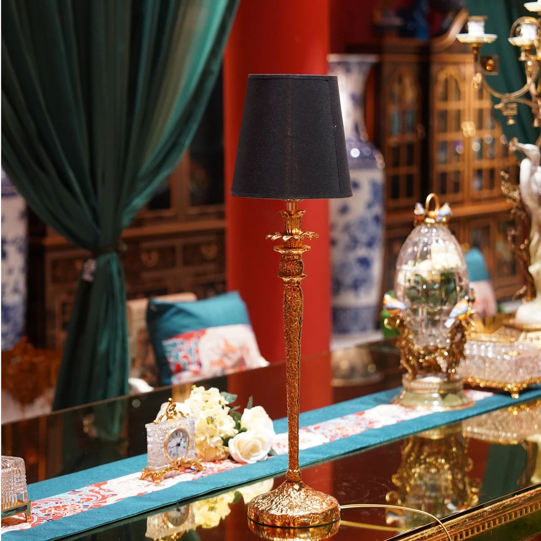 【本尼家】T167法式全铜台灯卧室床头客厅书房轻奢创意护眼灯