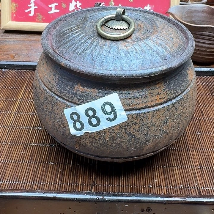 纯手工制作粗陶茶具