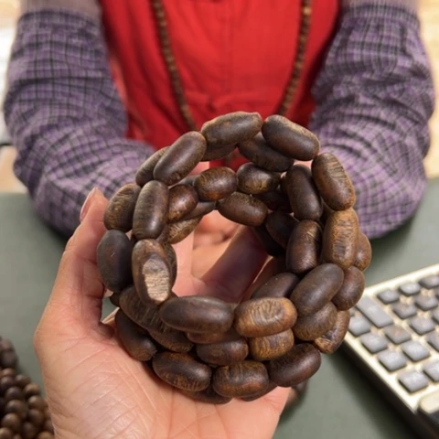 沉香手串紫棋11克卡1.1多样性发1串