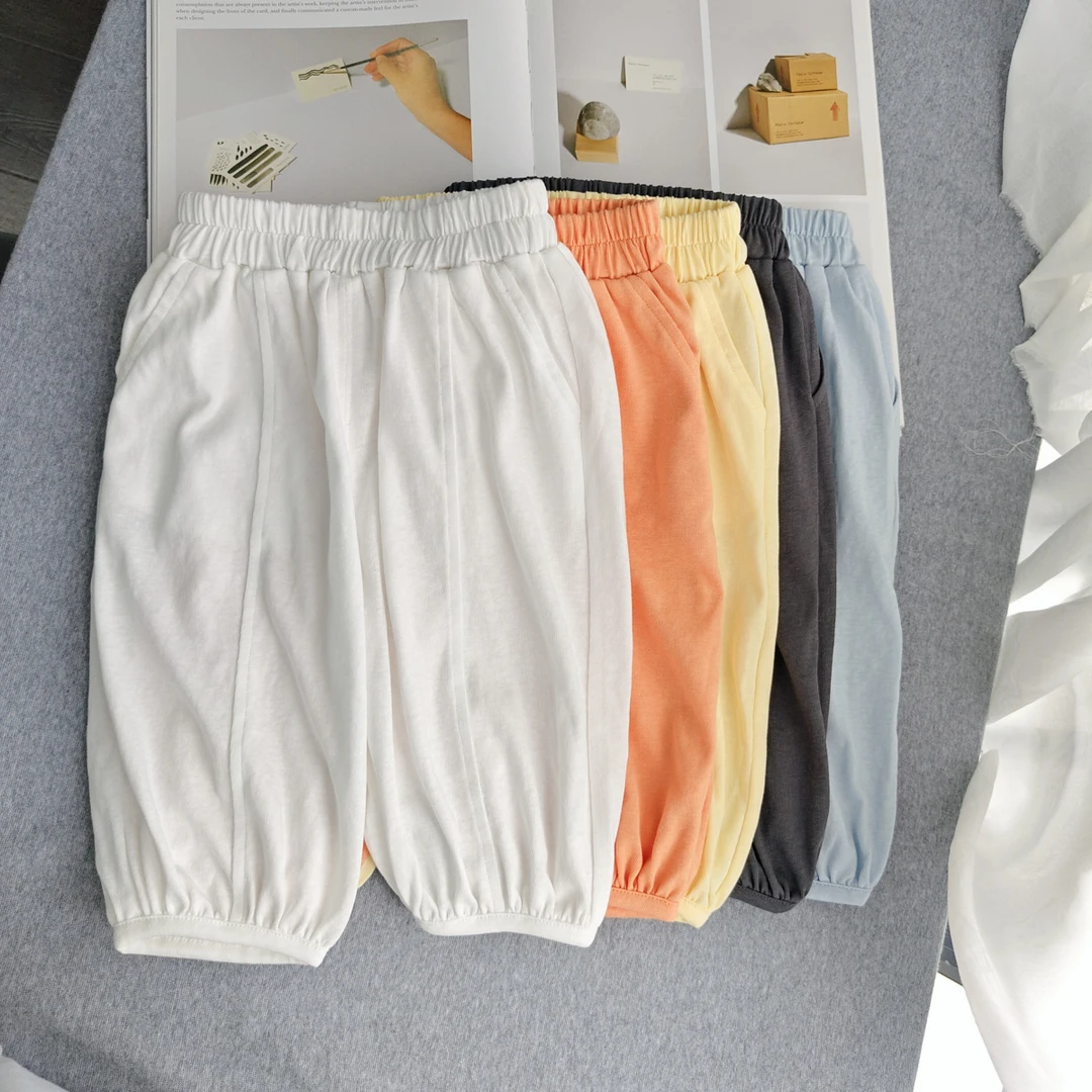 【防蚊阔腿裤 小乐妈咪】婴童PP裤春秋婴儿男女宝宝一岁休闲裤子E23