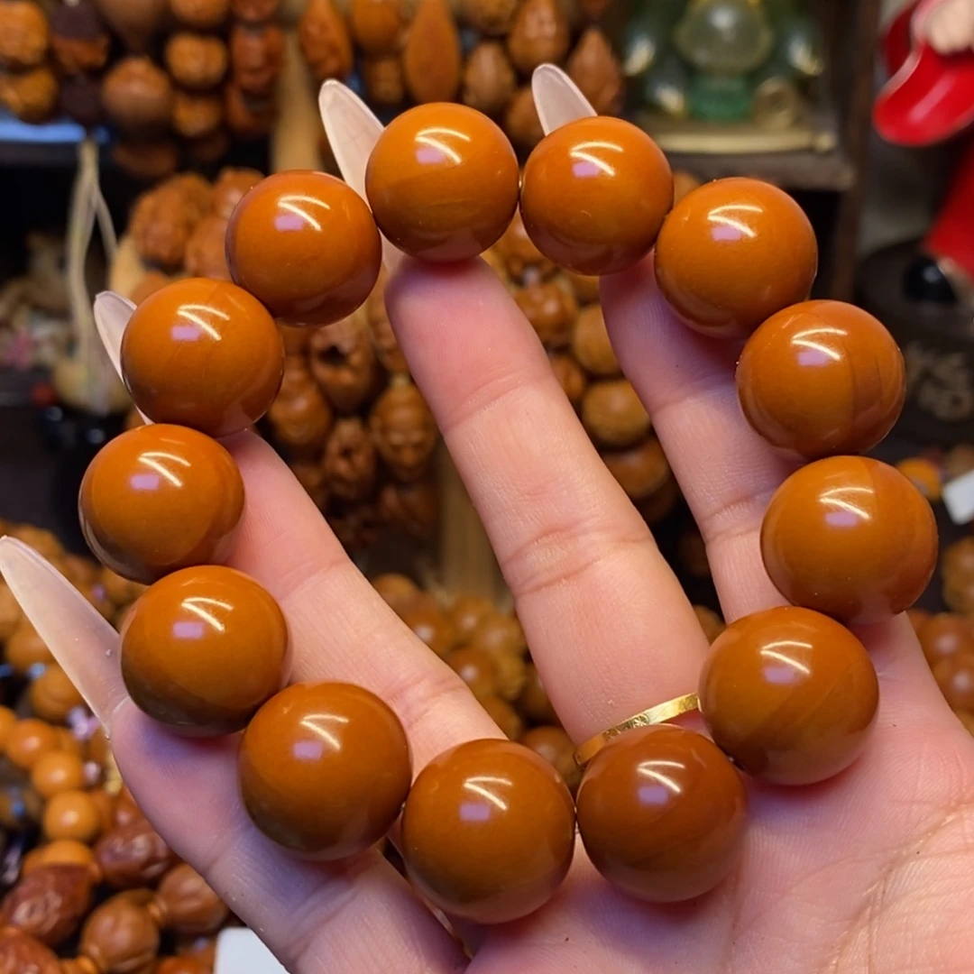 橄榄核手串/手链1.85铁核正圆