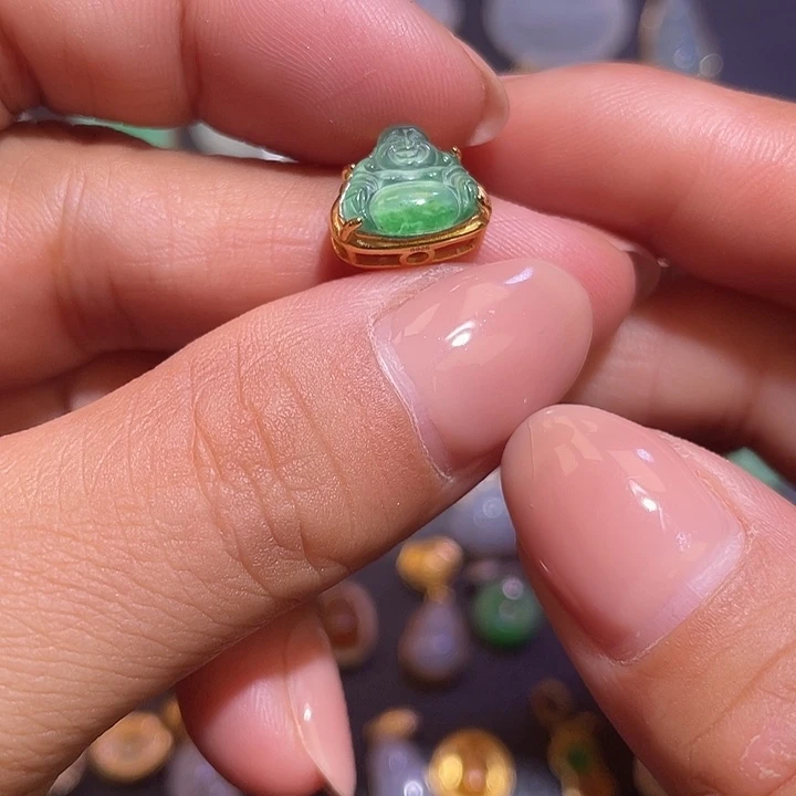 翡翠银S925镶嵌颈饰