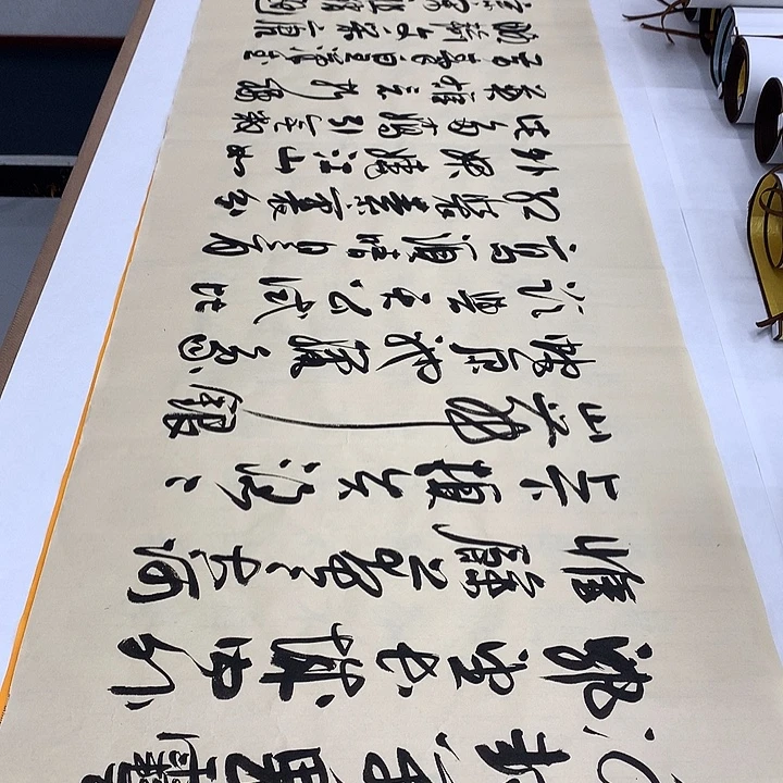 书法沁园春雪姚存梅