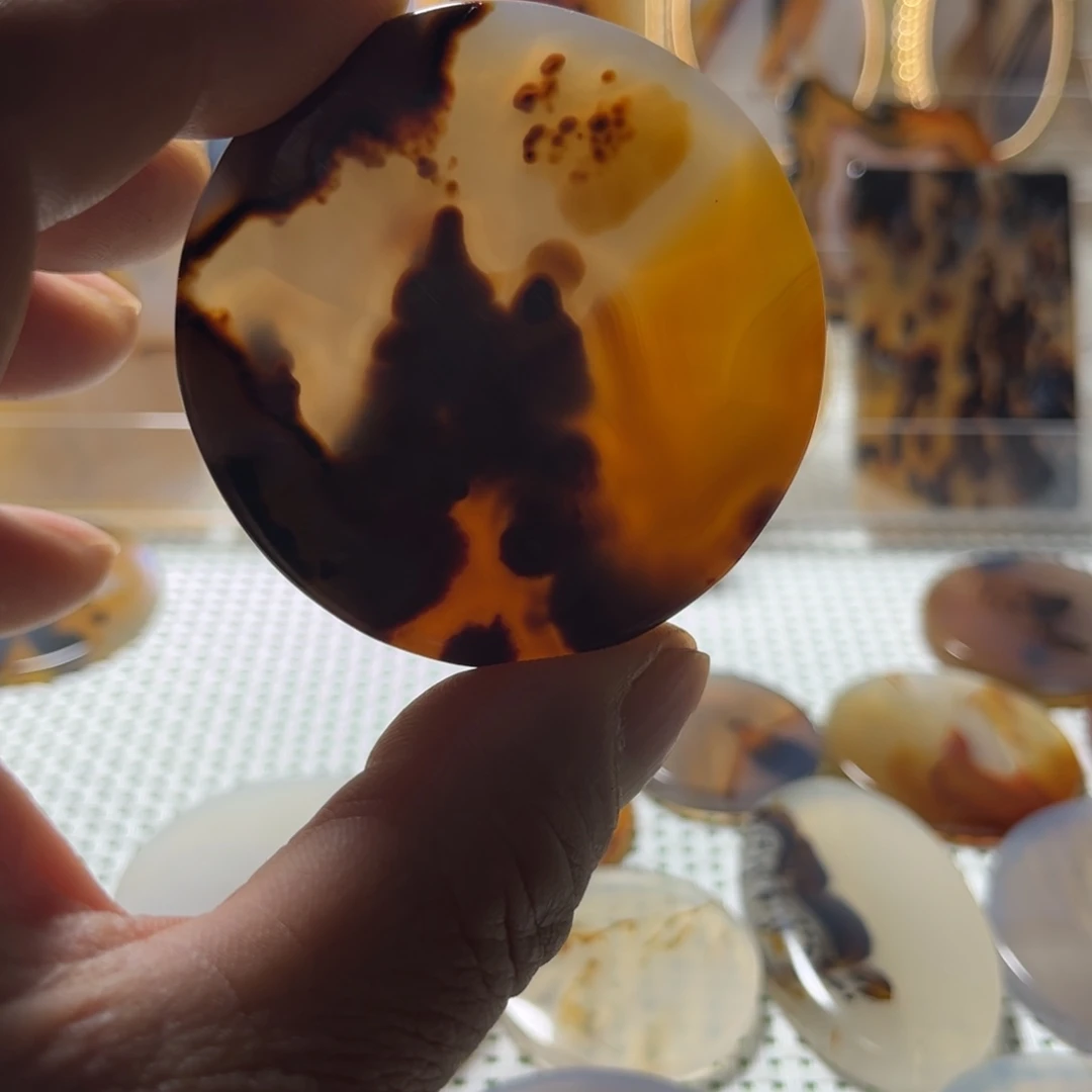 玛瑙/玉髓未镶嵌吊坠(不含链)