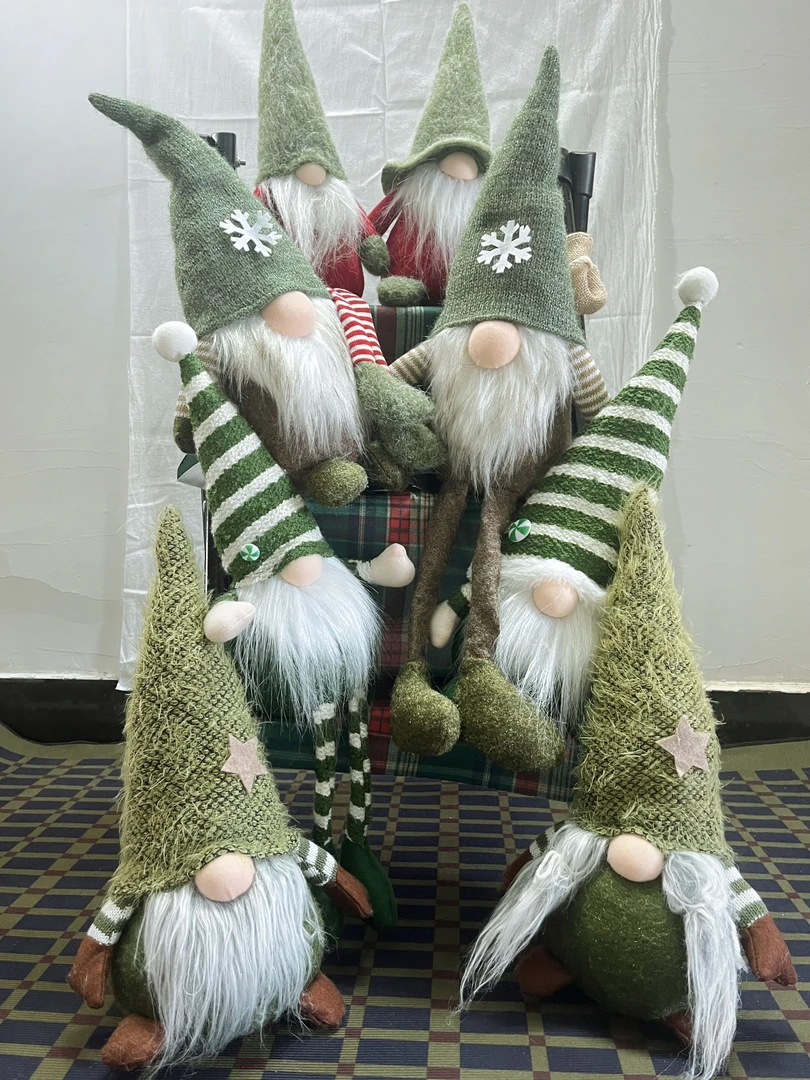 中古玩偶1 地精麋鹿老人礼物摆件 默认微脏微瑕