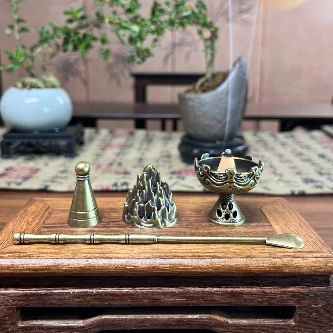 【直播福利】三件套 劲家博山炉净化空气室内天然香粉塔香家用香炉