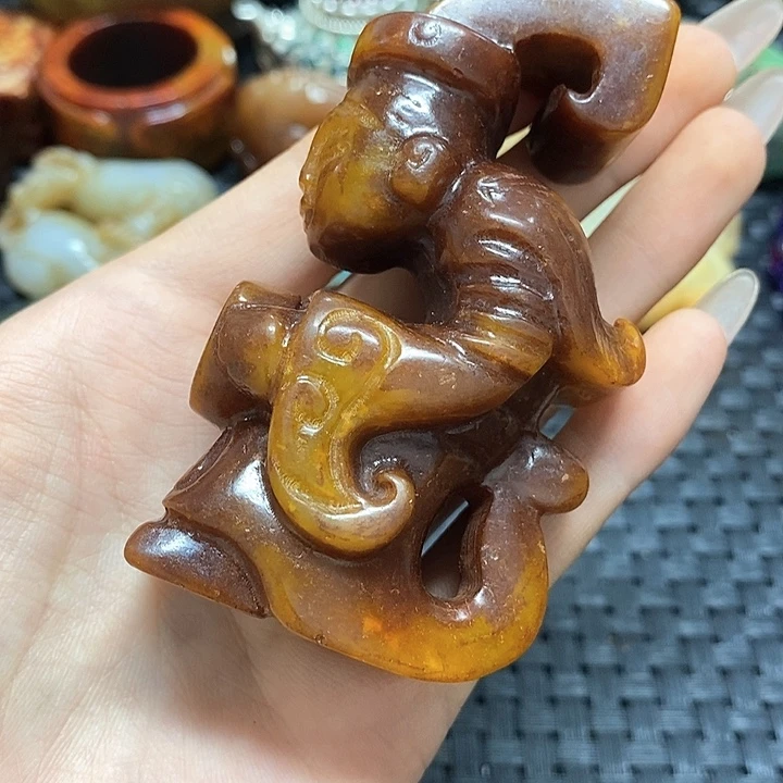 滴血莲花菩提把件