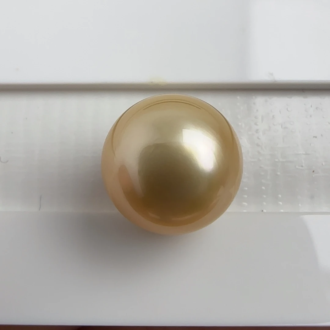 海水珍珠裸珠南洋金珠12.0面珠 不鉴赏 可定制