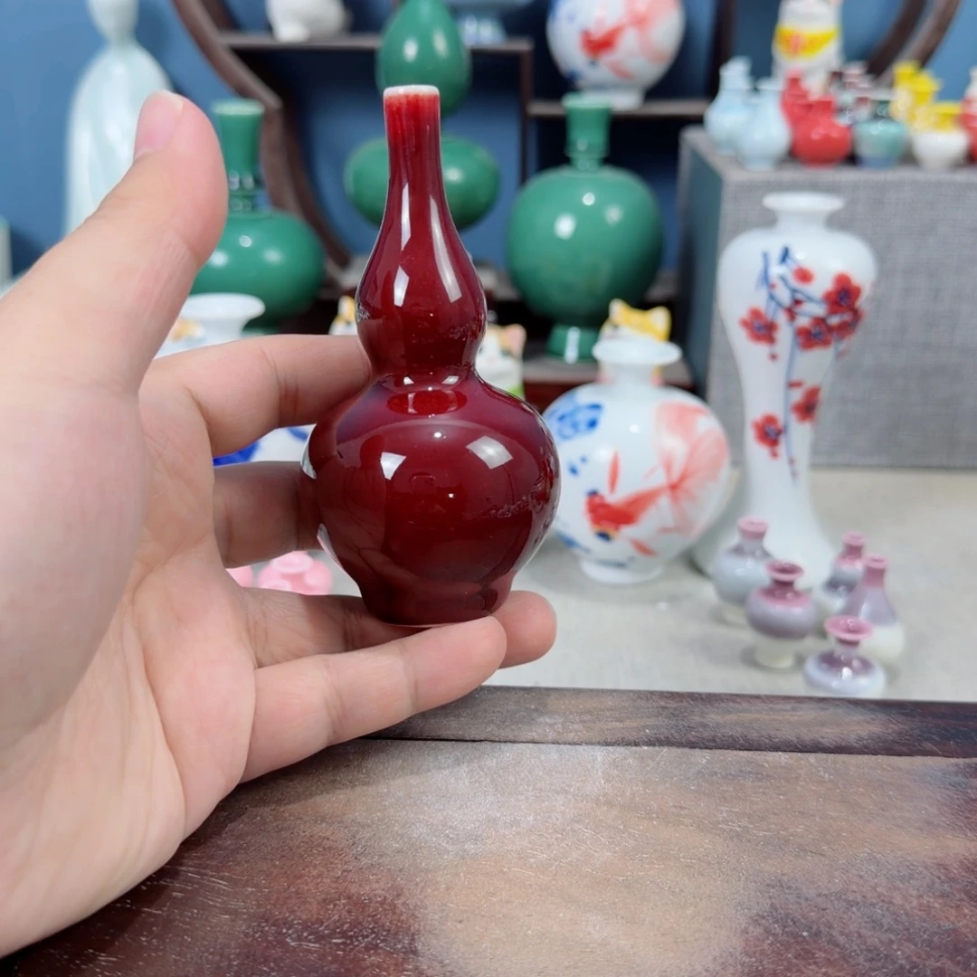 陶瓷手工小花器摆件