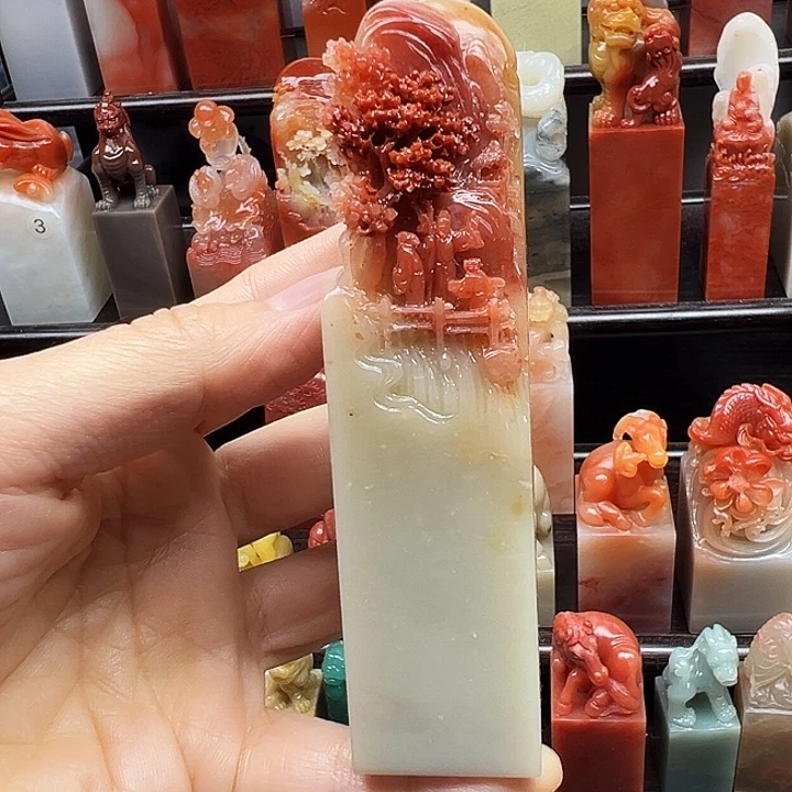 印石寿山石寿山石手工雕刻