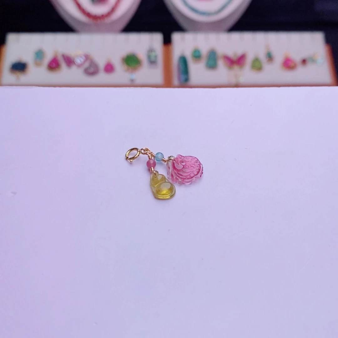 碧玺未镶嵌提溜m葫芦