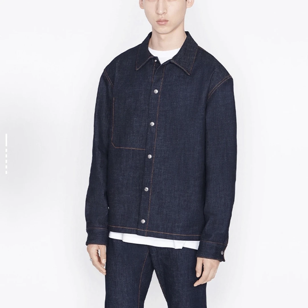 99新 DIOR/迪奥 3588长袖牛仔外套/44码