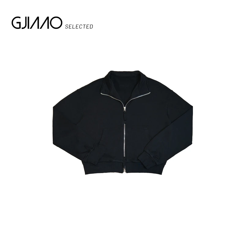 83031 立领银拉链外套