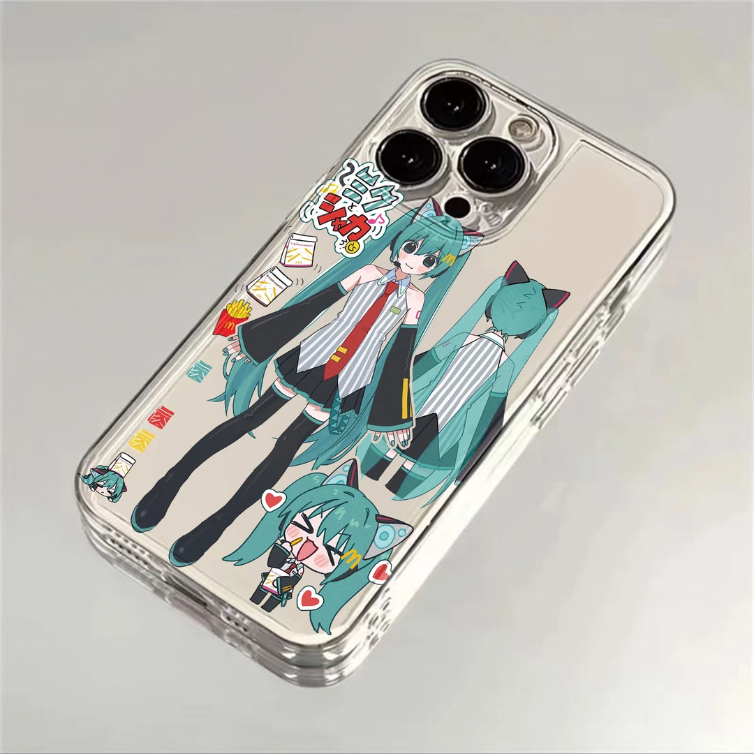 初音未来适用于iPhone16小米15华为苹果14promax手机壳12太空软壳