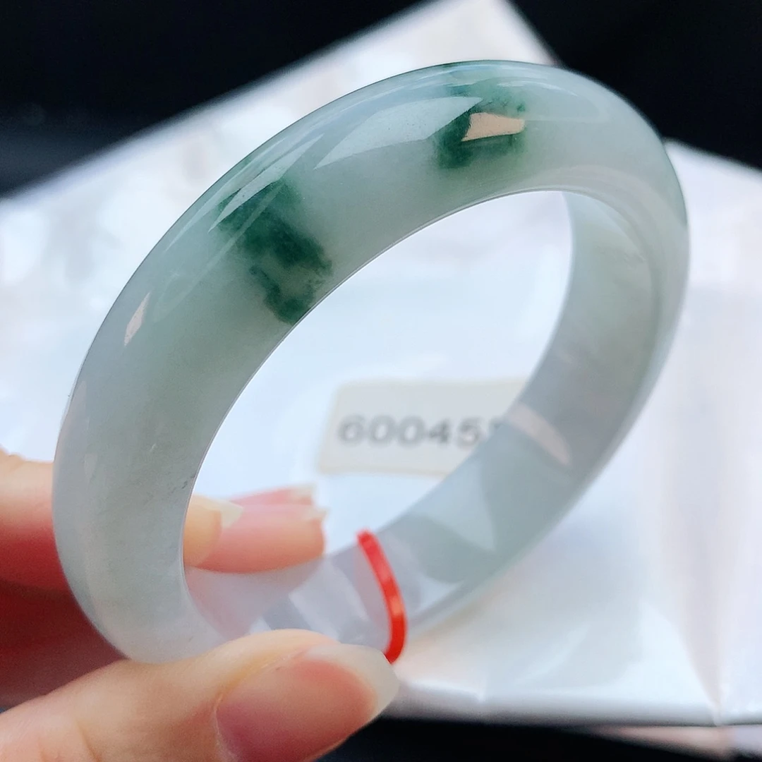 未镶嵌手镯翡翠55圈口600458