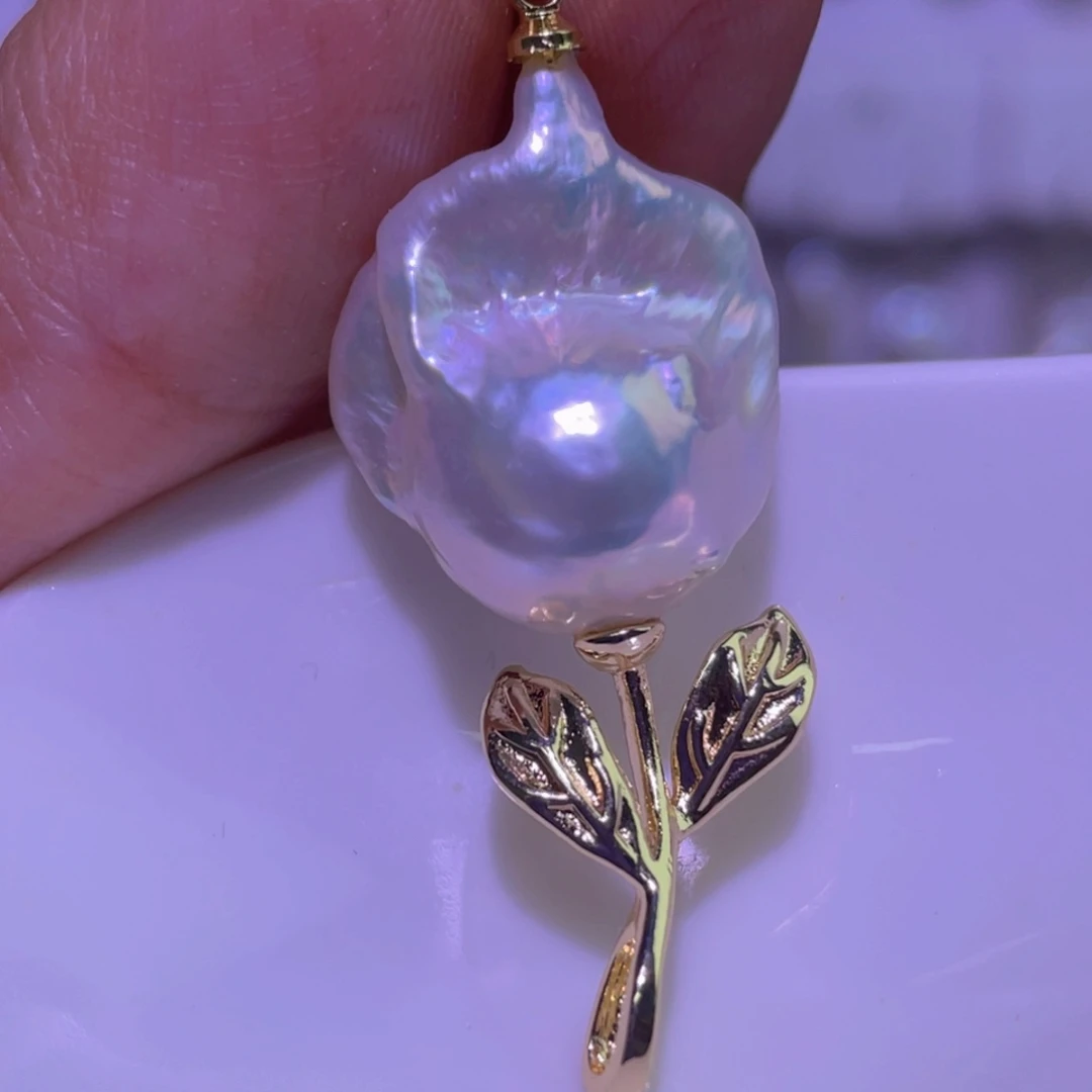 天然淡水珍珠吊坠淡水珍珠未镶嵌