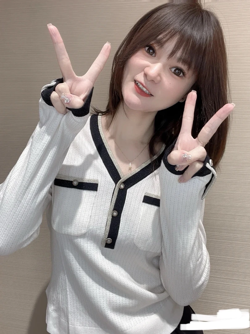 6011/哥～修身简约高级感百搭气质羊毛套头针织衫