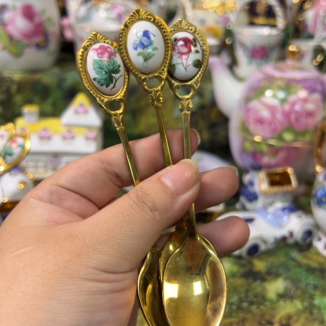 摆件鹿与海陶瓷家居用品有限公司勺子任意花面