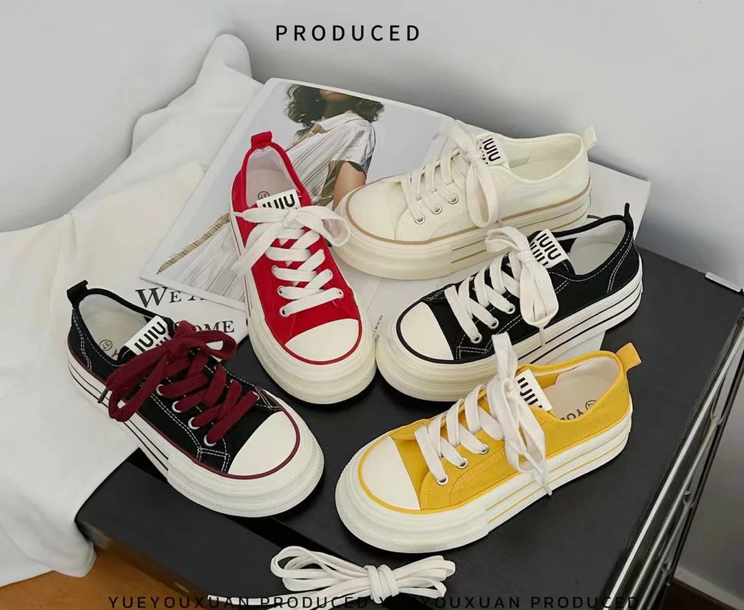 6673高品质棉麻透气舒适厚底板鞋冲销量