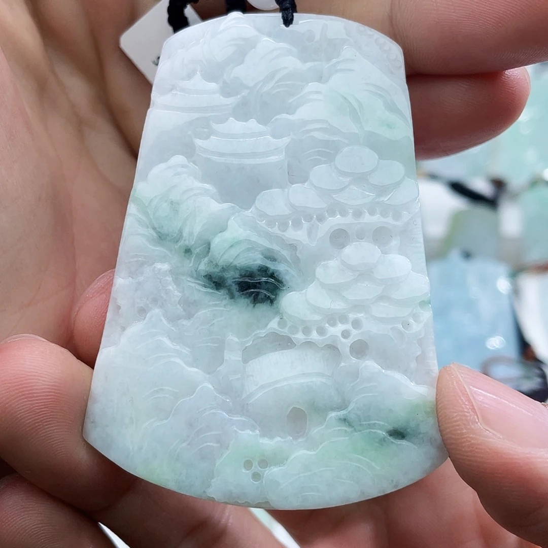 颈饰未镶嵌翡翠翡翠