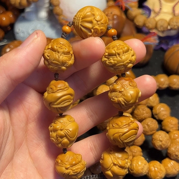 橄榄核手串/手链元甲财神