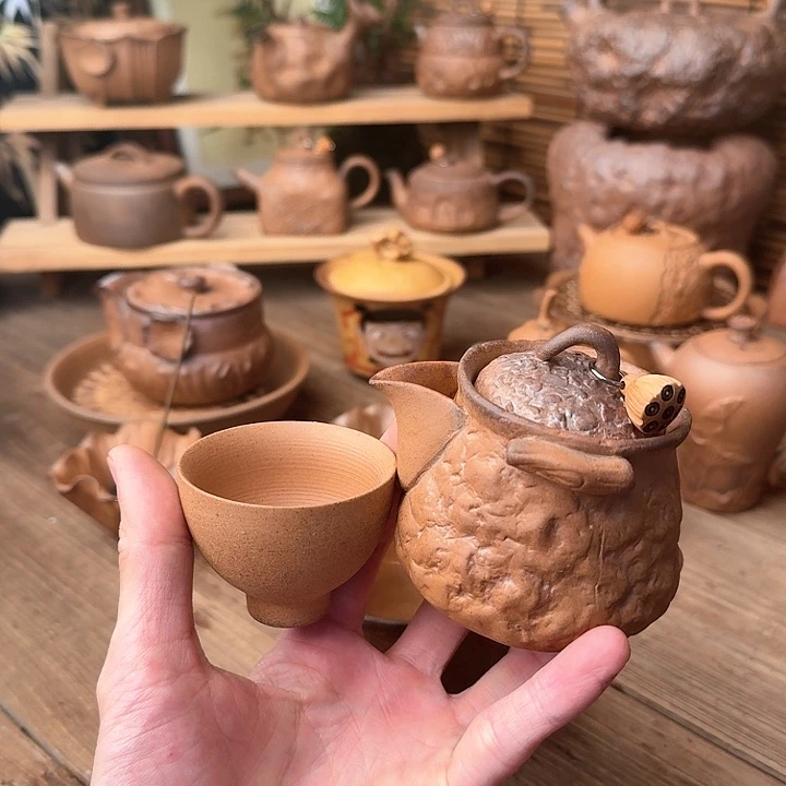 原矿老岩泥茶器系列