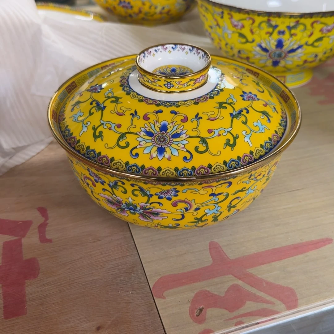 瓷景德镇珐琅彩餐具