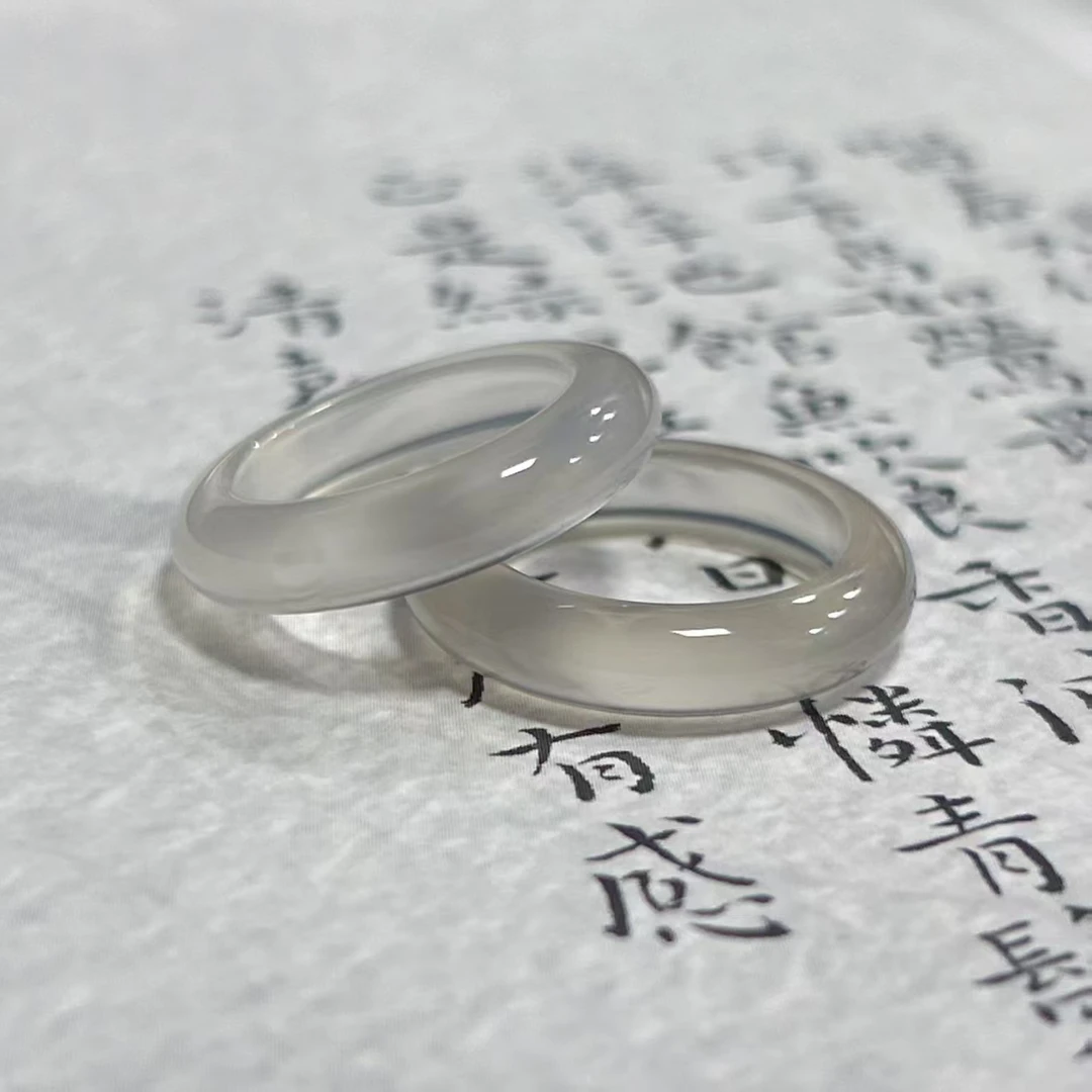 【小猪甄选】PP023玛瑙玉髓高冰香槟白月光戒圈多样性发其一