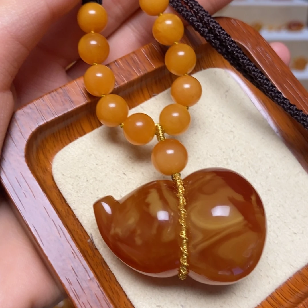 【闪购商品】未镶嵌颈饰蜜蜡项链