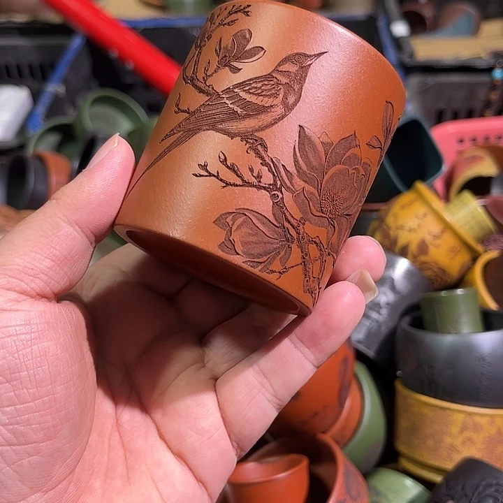 茶杯紫砂全手工紫砂主人杯