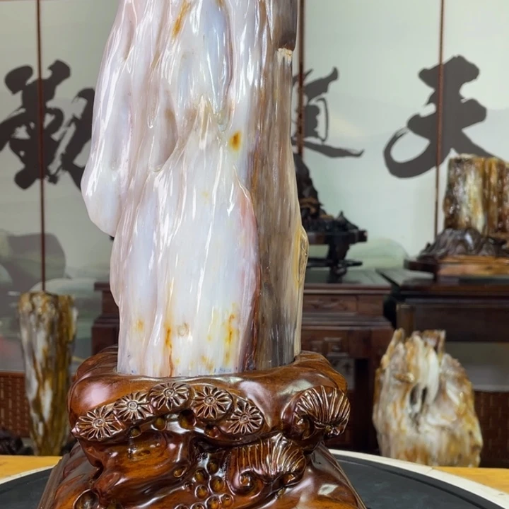 硅化玉未镶嵌珠宝奇石高38