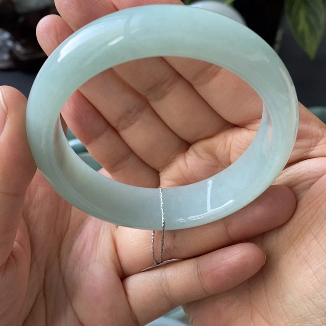 翡翠未镶嵌手镯天然