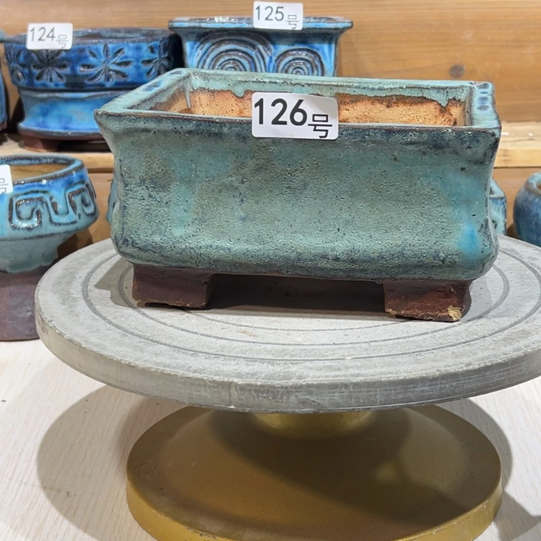 尚雅陶坊多肉花盆，内口径16×13微瑕