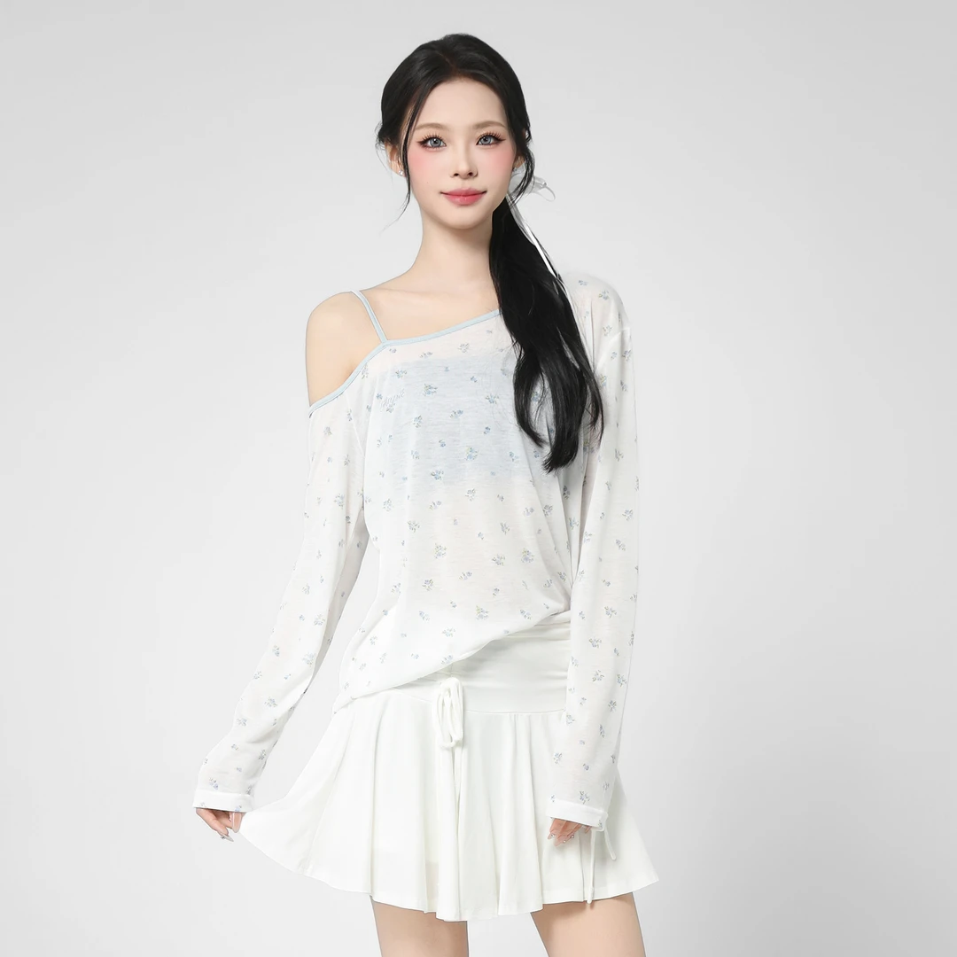 ANPKT恤一字肩T恤纯欲甜美A5F02E0526